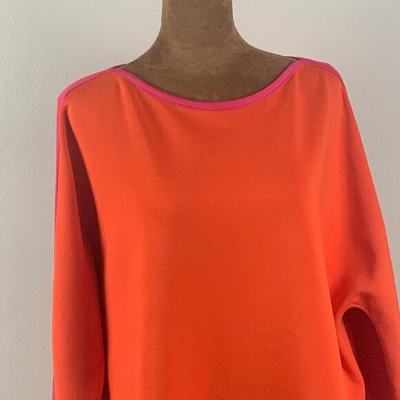 Pink & Orange Reversible Tunic Size XL - Picture 6 of 9